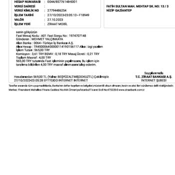 Senin Gökyüzün 4 Gündür Ödeme Beklemesi