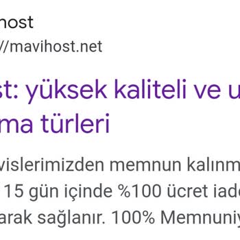 Mavihost Hosting Ve Domain Mağduriyeti!