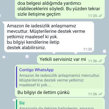Contigo Türkiye Müşteri Hizmetleri Yapıcı Çözüm Sunmuyor!