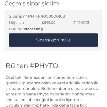 Phyto Siparişime Hala Ulaşamıyorum