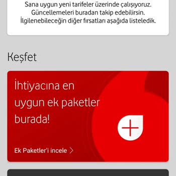 Vodafone Taahhüt Sürem Bittiği Halde Geçilebilecek Tarife Sunmuyor.