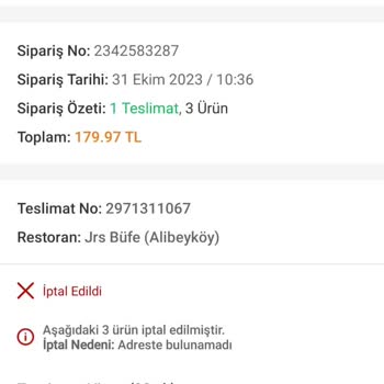 Trendyol Yemek Sipariş İptalinden Sonra Yaşanan Mağduriyet