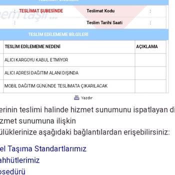 Aras Kargo'nun Kargoları Teslim Etmemesi