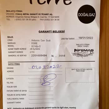 Ferre Ankastre Cam Ocak Patladı