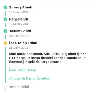 Dolap Uygulaması İade Sorunu!