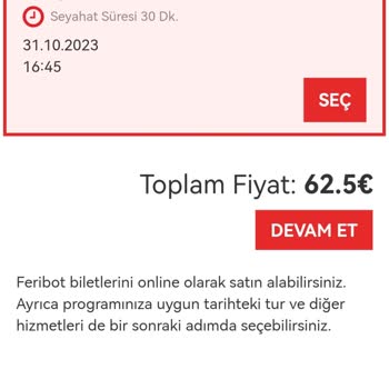 Sky Marine Ferries Feribot İptali Ve Kötü Müşteri Hizmetleri