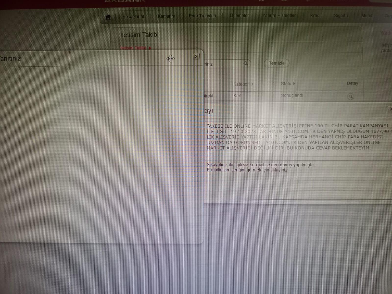 Akbank Axess Chip Para Kampanya Taahhüdünü Yerine Getirmiyor Şikayetvar