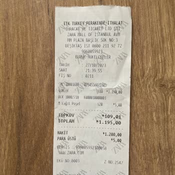 Mall Of İstanbul Zara Mağaza Yöneticisi İle İade Sorunu