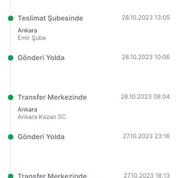 Trendyol Express 5 Günde Devri Şube