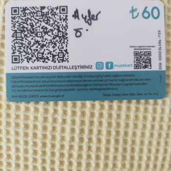 Müze Kart Müze. Kart. Dijitalleştirme.