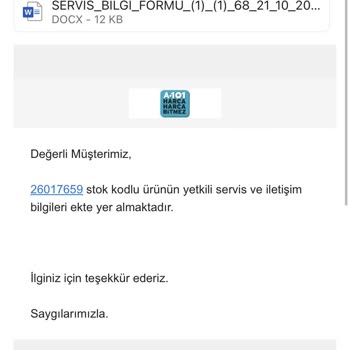 A101 İnternet Sitesinden Aldığım Stanley Marka Termosun Bozuk Çıkması