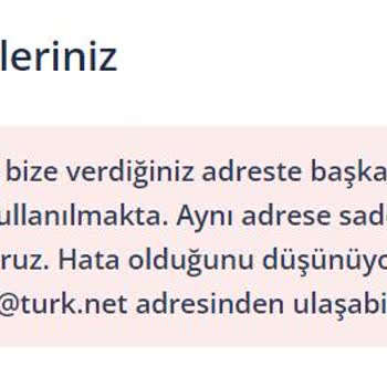 TurkNet Başlatılamayan Abonelik Başvurusu Hakkında