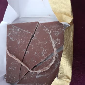 Evliya Şekerleme Evliya Çikolatadan Çıkan İp Parçası