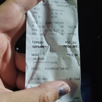 Köfteci Yusuf Paket Siparişte Eksik Ürün