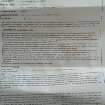 Vodafone Ücret İadesi Yapmıyor