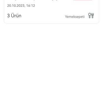 Yemeksepeti Para İadesi Yapmıyor
