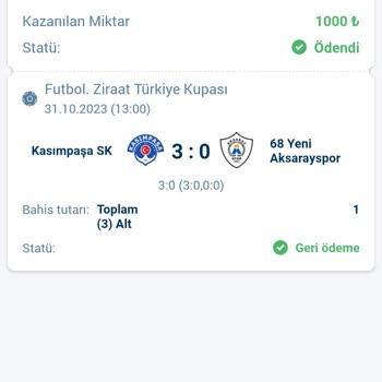 1xbet Bahis Kazandı Ama Geri Ödeme Yazdı