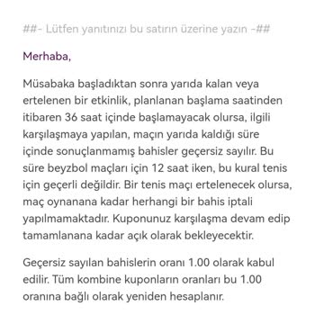 Bets10 Maçının 88. Dakikada Ertelenmesi