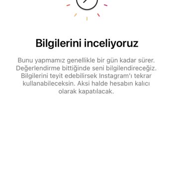 Instagram Sayfamı Askıya Aldı
