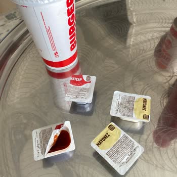 Burger King Gıda Olan Ürünün Paketinin Ağzı Açık Çıktı