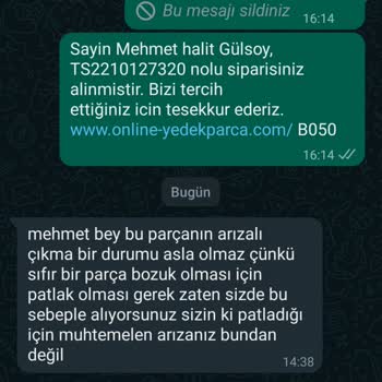 Online-yedekparca.com Bozuk Parça Termik Röle