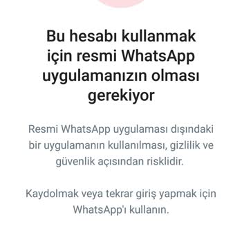 WhatsApp Hesabım Engellendi