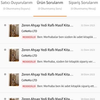 Trendyol Satıcıya Soru Soramama