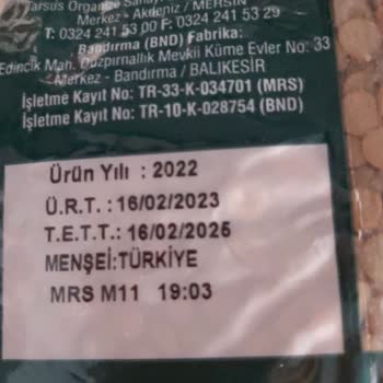 A101 Mercimekten Çıkan Taşlar