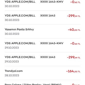 Akbank Hesabımdan Yds-Apple.com İznim Olmadan 900 TL Çekti