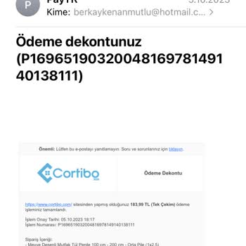 Cortibo.com Aldığım Ürün Yok Orada Para Yok