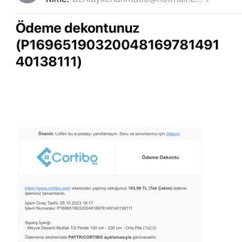 Cortibo.com Aldığım Ürün Yok Orada Para Yok