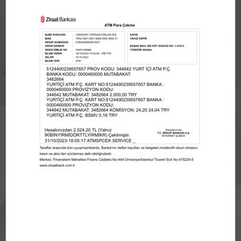Akbank Banka ATM'sinden Para Çekme Sorunu
