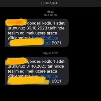 Horoz Lojistik Teslimat Süresi Ve İlgisizliğiniz