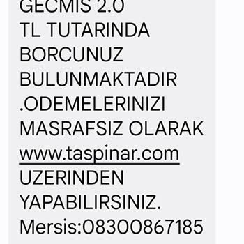 Taşpınar Alışveriş Merkezleri Yanlış Gönderilen Mesaj