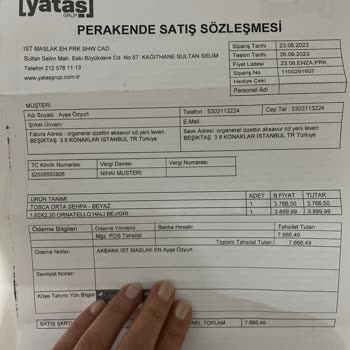 Enza Home Enza Paramı İade Etmiyor