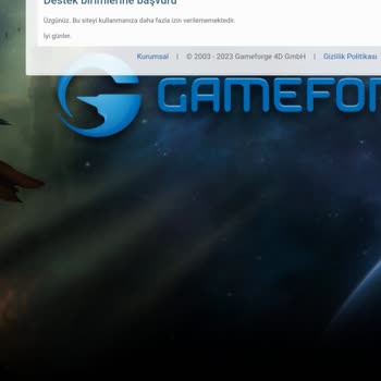 Gameforge.com Oyun Giriş Hatası Ve Destek Sorunları