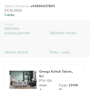 Vivense Sipariş Gecikmesi Ve Müşteri Temsilcisine Ulaşılamaması