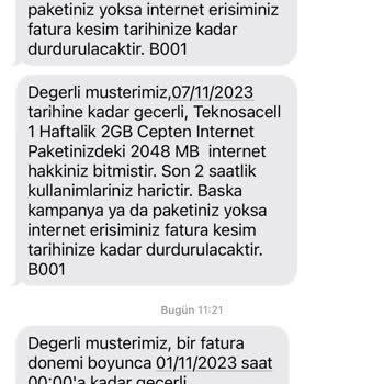 Türk Telekom'a Bağlı Olan Teknocell Hattı Fiyatları Tutmuyor