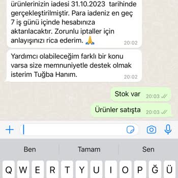 Koton Stokta Olduğu Halde Aldığım Ürünleri İptal Etti