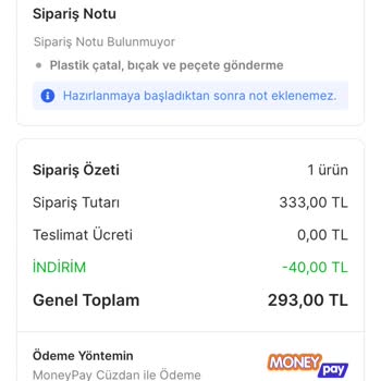 Popeyes Migros Yemek Üzerinden Verilen Sipariş İptalinin Ücretinin Yansımaması