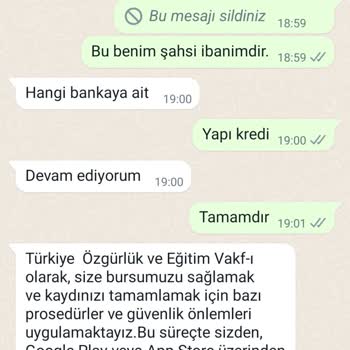 P*****a Özgürlük Ve Egitim Vakfi Burs