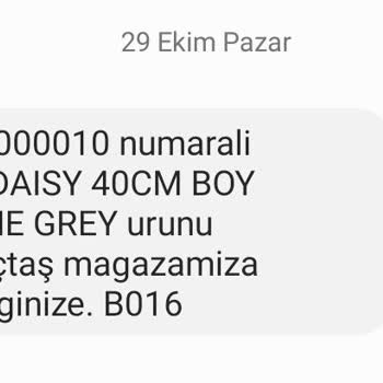 Koçtaş'tan Gelen Ürün Teslim Mesajı Ve Ürünün Teslim Edilmemesi.