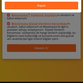 Masterpass Sistem Ve Hesap Sorunu