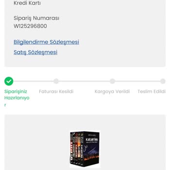 D&R Siparişi Verdiğim Kitap Gelmemesi