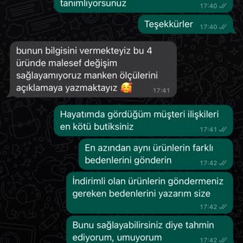 Kutu Butik Değişim İçin Gönderdiğim Ürünlere Dönüş Yapmadı, Mağdurum!