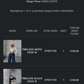 Kutu Butik Değişim İçin Gönderdiğim Ürünlere Dönüş Yapmadı, Mağdurum!