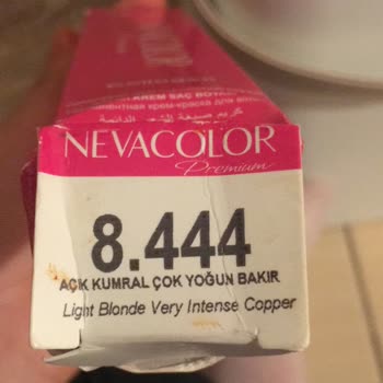 Neva Kozmetik Premium Yoğun Bakır Markalı Aldığım Tüp Saç Boyası Kızıl Çıktı