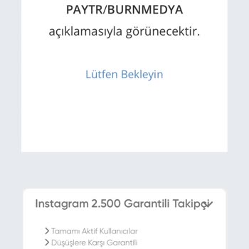 Burn Medya Takipçi Aldım Ama Sayfamda Değişiklik Yok