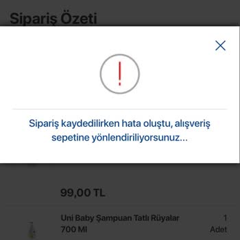 D&R Mobil Ve İnternet Sitesi Alışveriş Sorunu