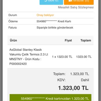 Evium.com Para İadesi İstiyorum.